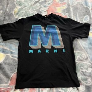 Boys Marni Logo- Printed Shirt